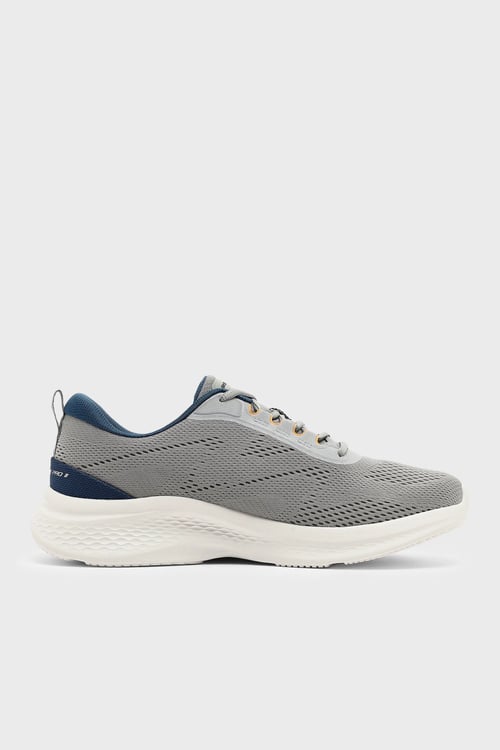 Skech-Lıte Pro 2.0 Berrix Logolu Sneaker Erkek Ayakkabı 233184TK GYBL GRİ-MAVİ