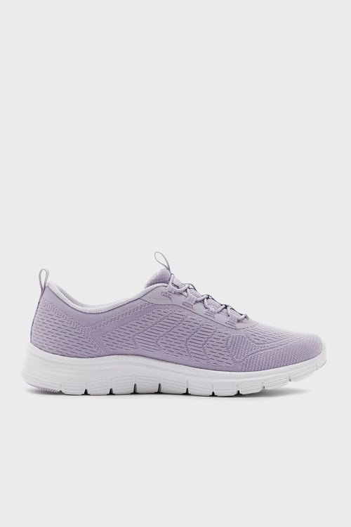 Skechers Arch Fit Logolu File Detaylı Sneaker Kadın Ayakkabı 104377 LAV LAVANTA