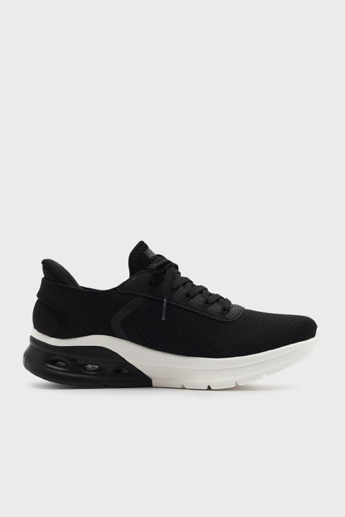 Skechers Bobs Arc Waves 2.0 Logolu File Detaylı Sneaker Kadın Ayakkabı 117638 BLK SİYAH