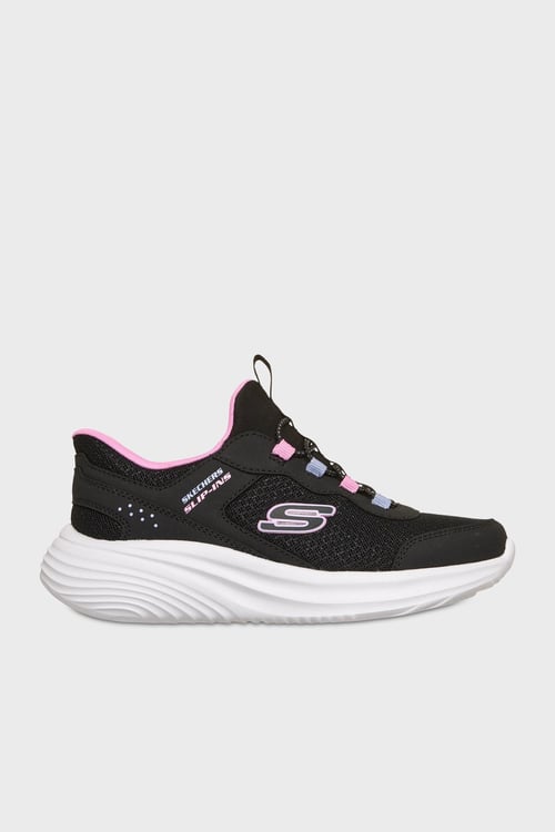 Skechers Bounder Pro Logolu Sneaker Kız Çocuk Ayakkabı 303690L BLK SİYAH