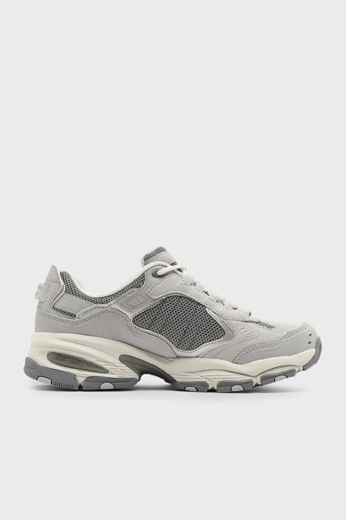 Skechers Deri Karışımlı Logolu Outdoor Kadın Ayakkabı 180247 GYSL GRİ-GÜMÜŞ