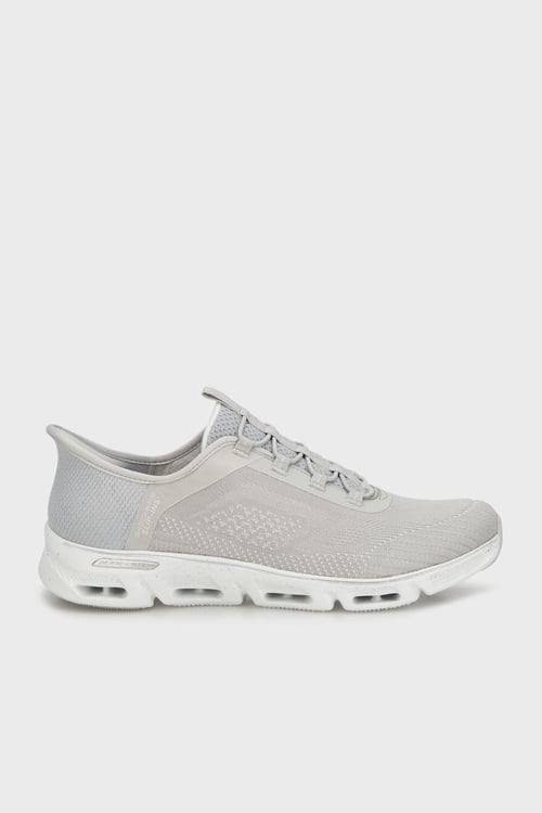 Skechers Glide Step Logolu Sneaker Kadın Ayakkabı 104610 GRY GRİ