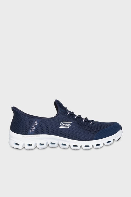 Skechers Glide-Step Memory Foam Logolu Sneaker Kadın Ayakkabı 104547 NVY LACİVERT