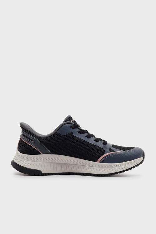 Skechers Logolu Memory Foam Sneaker Kadın Ayakkabı 117741 BKMT SİYAH