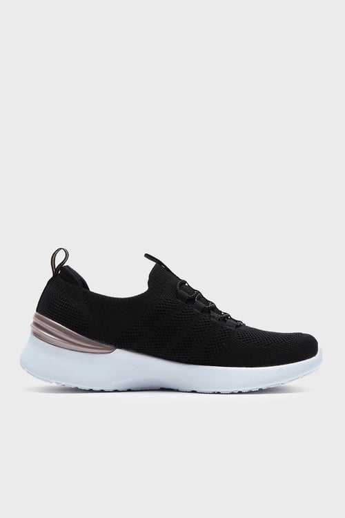 Skechers Skech Air Dynamight Memory Foam Sneaker Bayan Ayakkabı 149754 BKRG Siyah-Pembe-Altın