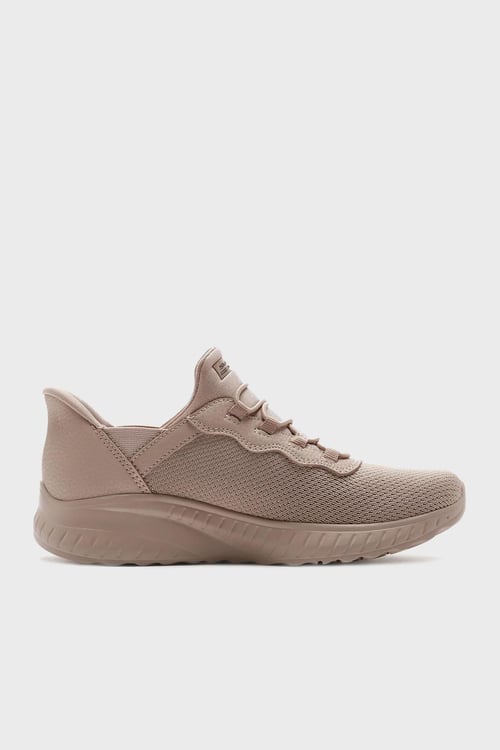 Skechers Slip İns Logolu File Detaylı Sneaker Bayan Ayakkabı 117500 TAN BEJ