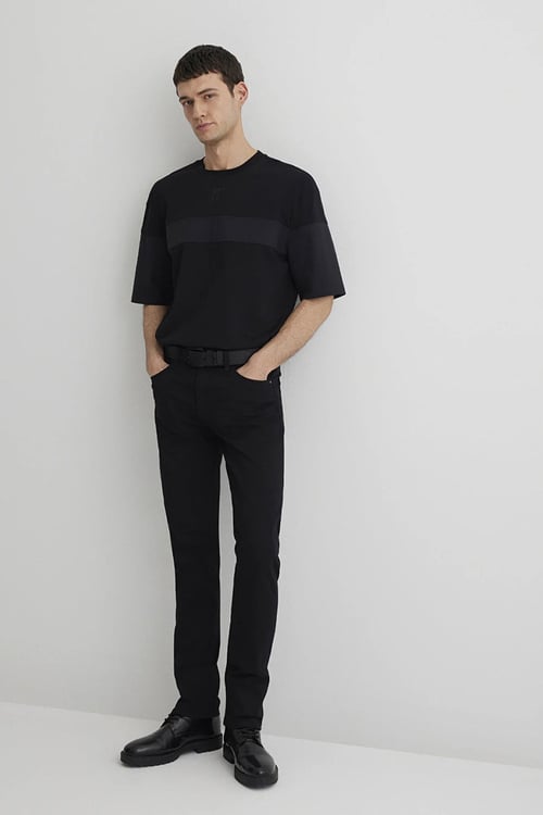 Skinny Dar Paça Pamuklu Jake Jeans Erkek Kot Pantolon 0042232200 SİYAH
