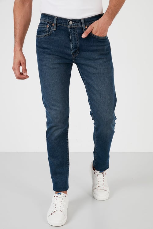Slim Fit Cepli % 100 Pamuk 512 Jeans Erkek Kot Pantolon 28833-0918 İNDİGO