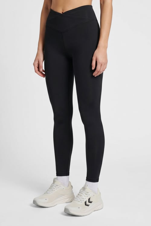 Slim Fit Yüksek Bel Kadın Tayt 230453-2001 SİYAH