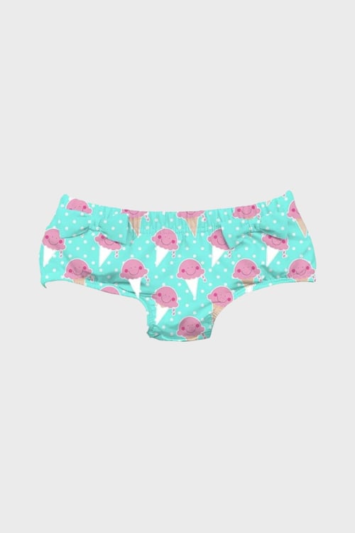 Slipstop Yummy Nappy Mayo Desenli Uv Korumalı Short Kız Çocuk Mayo Short SN2671000005 MİNT