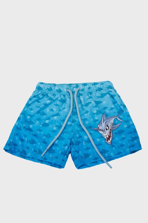 Slyboots Desenli UV Korumalı Normal Bel Erkek Çocuk Short SO2532000009 Mavi-Mint