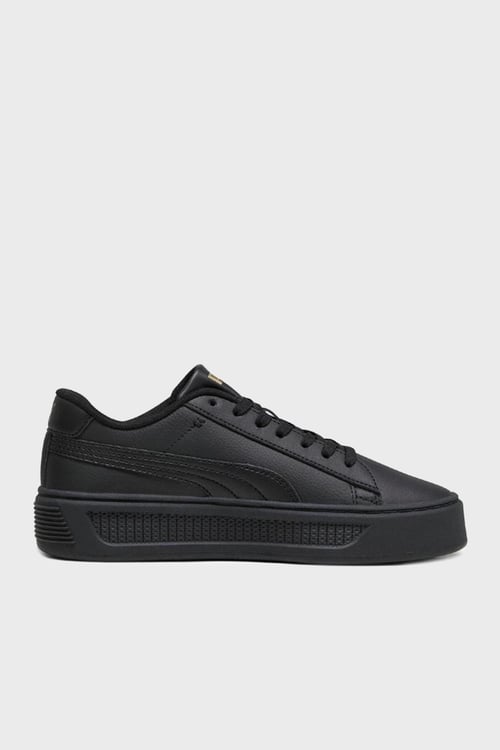 Smash Platform v3 Logolu Kalın Taban Sneaker Kadın Ayakkabı 39075807 SİYAH