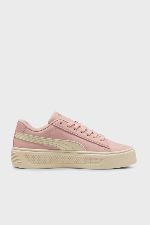 Smash Platform v3 Logolu Sneaker Kadın Ayakkabı 39075818 PEMBE-BEJ