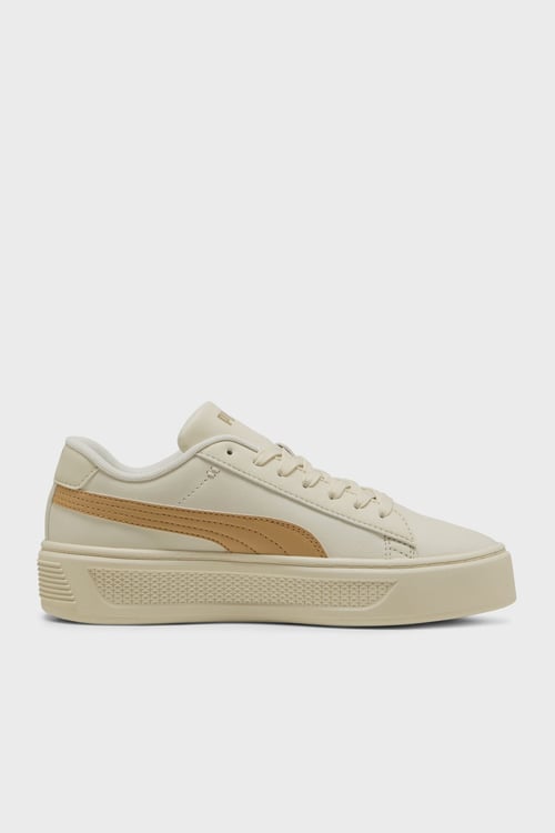 Smash Platform v3 Logolu Sneaker Kadın Ayakkabı 39075819 BEJ-TABA