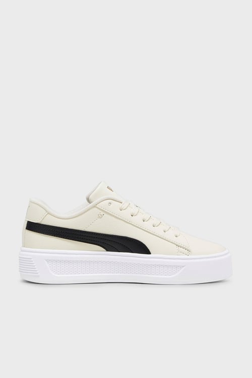 Smash Platform v3 Logolu Sneaker Kadın Ayakkabı 39075808 KREM