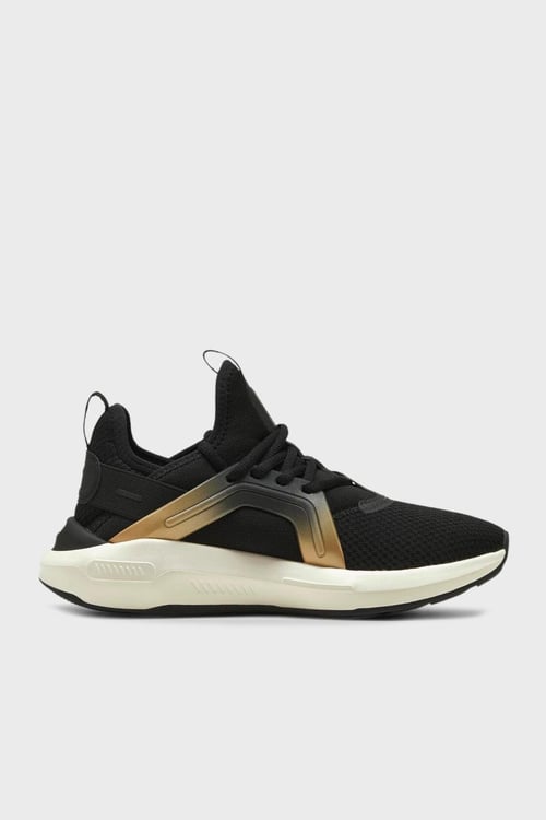 Softride Enzo 5 Metallic Wn Logolu Kalın Taban Sneaker Kadın Ayakkabı 31047301 SİYAH-KREM