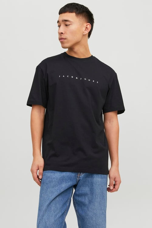 Star Pamuklu Relaxed Fit Bisiklet Yaka Erkek T Shirt 12234746 SİYAH