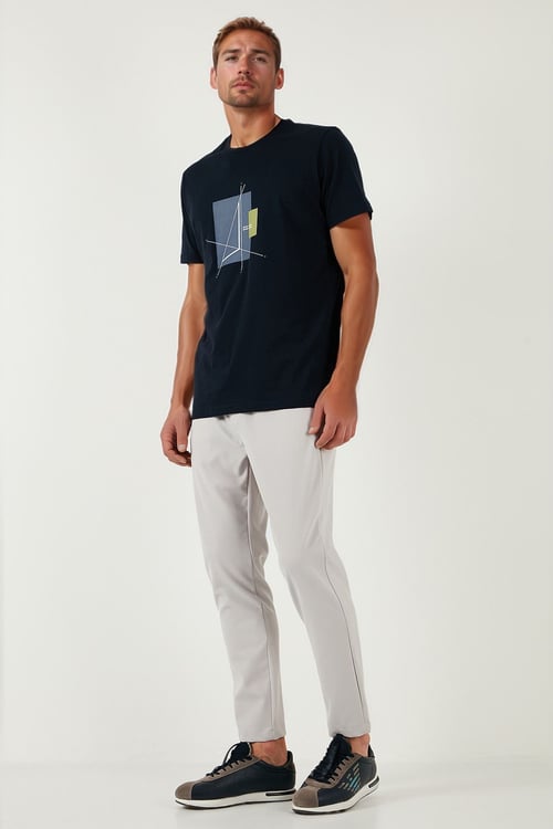 Streç Regular Fit Normal Bel Düz Paça Jogger Erkek Pantolon CF25617953 GRİ