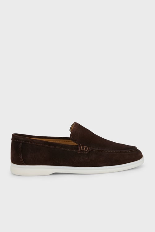 Süet Loafer Erkek Ayakkabı 1527323K1 KAHVE