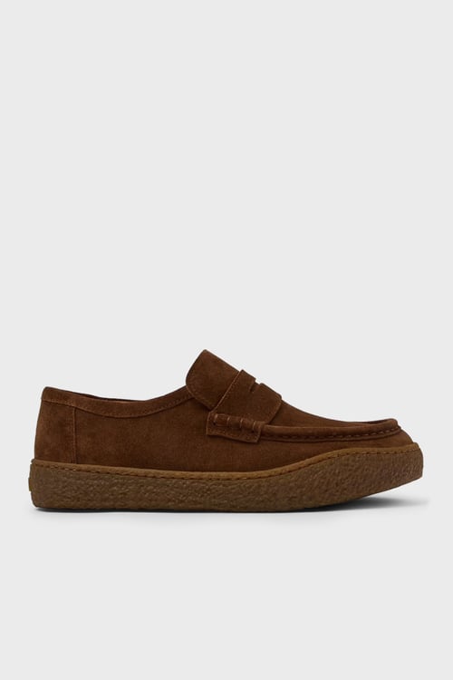 Süet Loafer Erkek Ayakkabı K101135-002 KAHVE