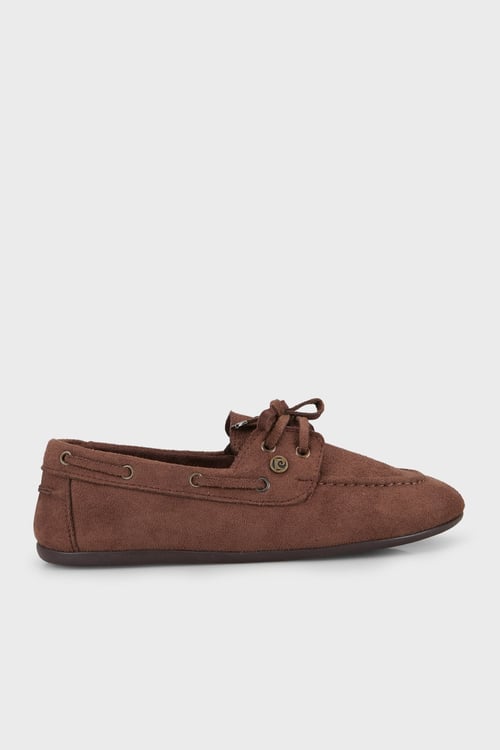 Süet Loafer Kadın Ayakkabı PC56300 KAHVE