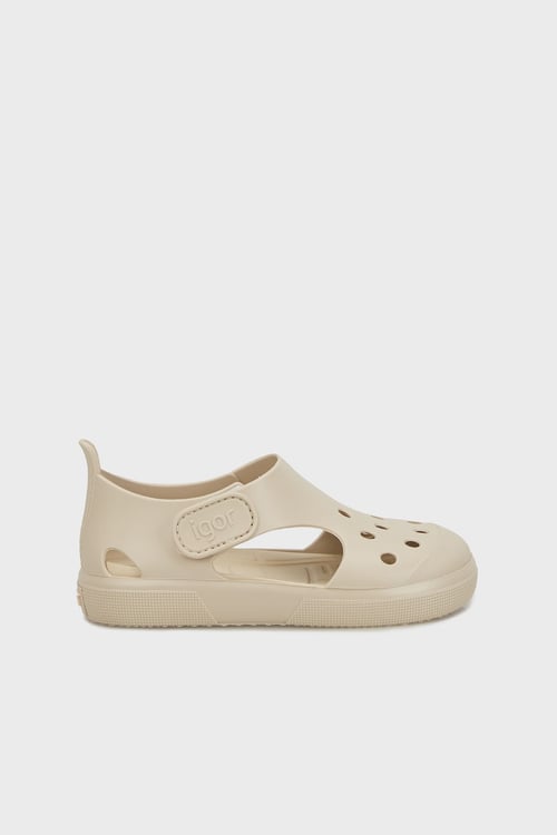 Surfi Cırtlı Kaymaz Taban Unisex Çocuk Sandalet S10343 BEJ