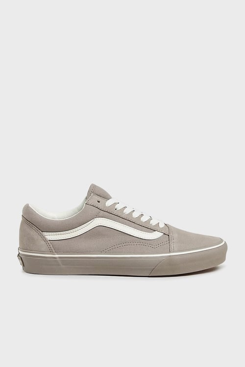 TD Old Skool V Süet Logolu Sneaker Unisex Ayakkabı VN000D5NBXC1 GRİ