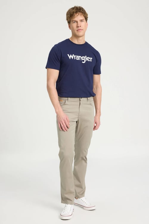 Texas Pamuklu Slim Fit Normal Bel Dar Paça Casual Erkek Pantolon W12SEAXT7 TAŞ