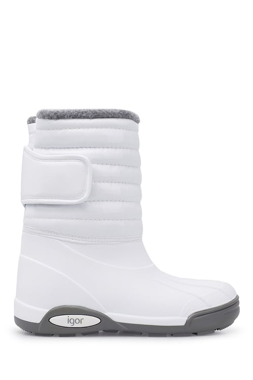 Topo Ski Su Geçirmez Unisex Çocuk Yağmur Çizmesi W10168 BEYAZ