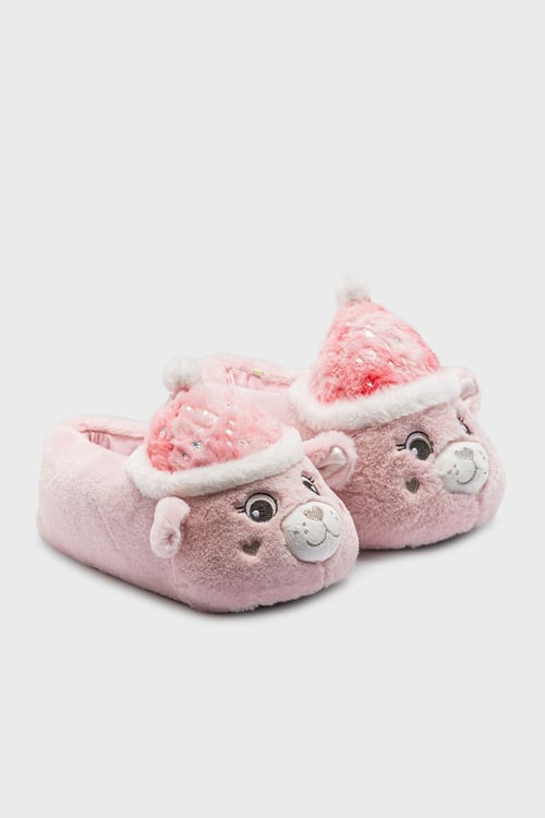 Tw Roza Sessiz Tabanlı Hayvan Figürlü Kadın Panduf GG0555 PEMBE