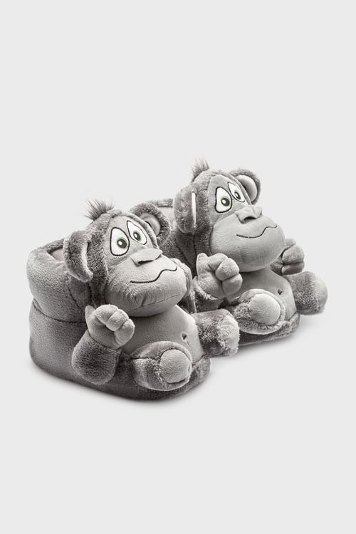 Tw Sessiz Taban Monkey Kadın Panduf AA0601 GRİ