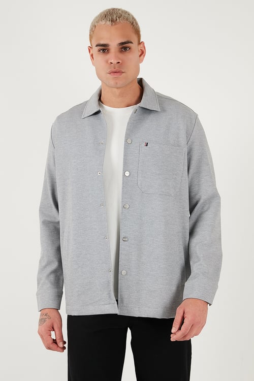U.S. Polo Comfort Fit Uzun Kollu Erkek Gömlek G081SZ0OG2235913 GRİ