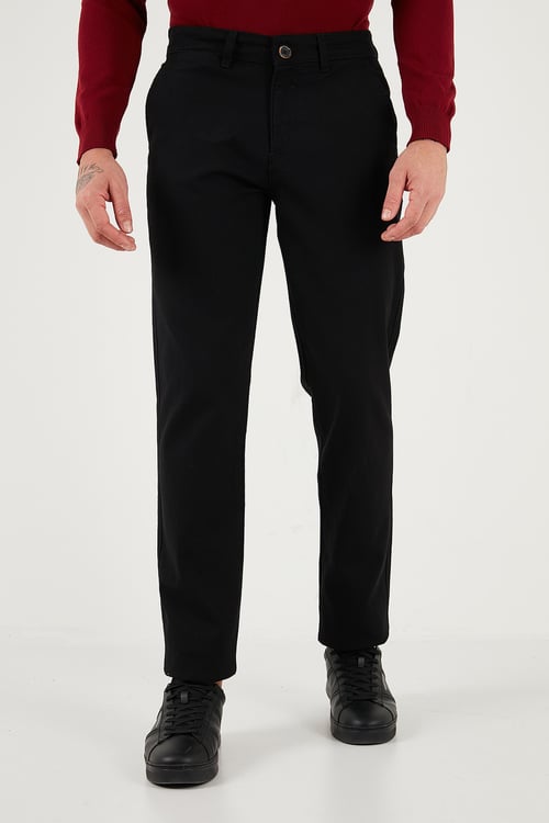 U.S. Polo Slim Fit Logolu Daralan Paça Erkek Pantolon G081SZ0782237493 SİYAH
