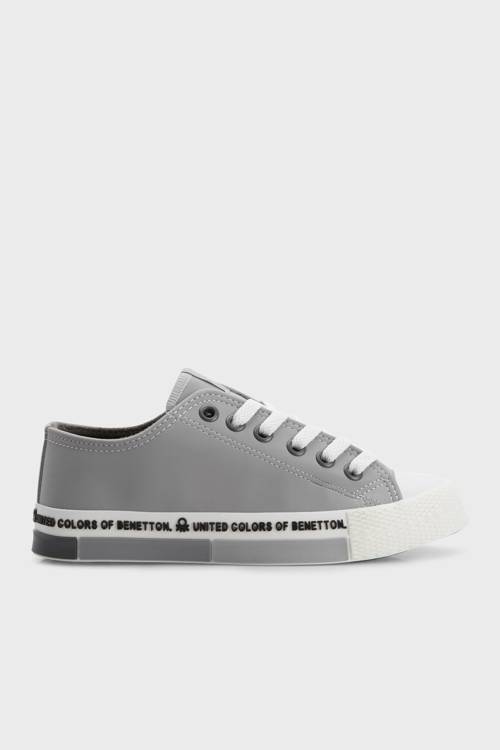 United Colors Of Benetton Logolu Sneaker Bayan Ayakkabı BN30731 FÜME