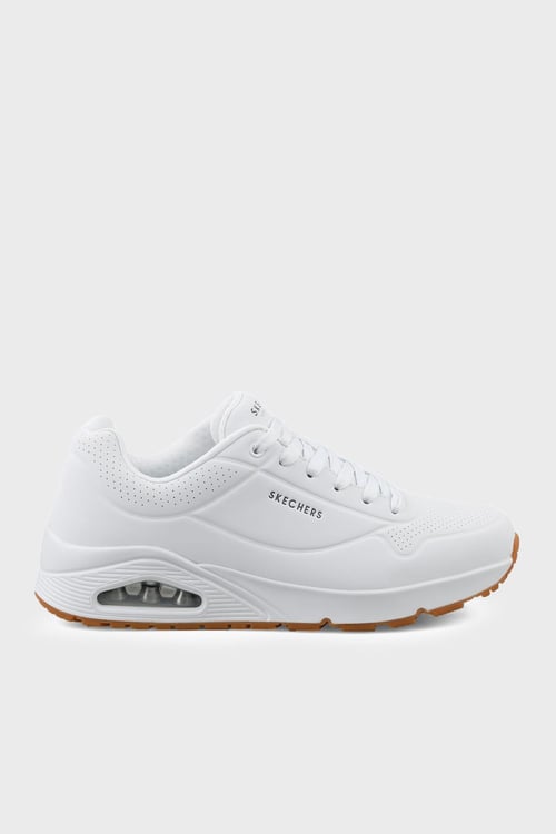 Uno - Stand On Aır Kalın Tabanlı Sneaker Erkek Ayakkabı 52458T KWHT BEYAZ