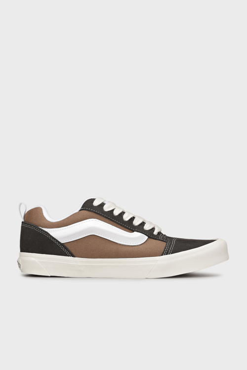 Vans Knu Skool Deri Logolu Sneaker Unisex Ayakkabı VN000D22BW21 KAHVE