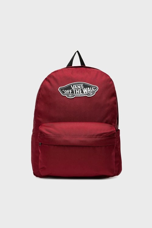 Vans Old Skool Logolu Ayarlanabilir Dolgulu Çift Omuz Askılı Unisex Sırt Çantası VN000H4YBRD1 BORDO