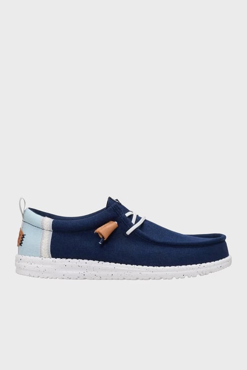 Wally Craft Linen Logolu Casual Erkek Ayakkabı 43086-4UX LACİVERT