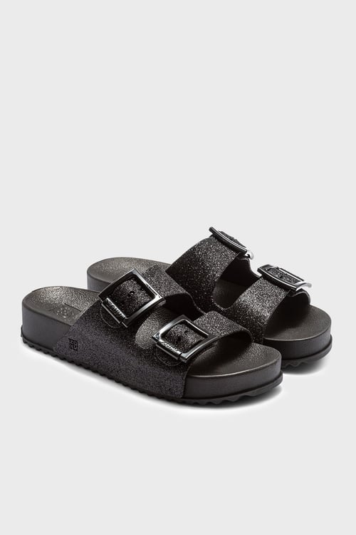 Zx Simli Kadın Terlik FF0043 SİYAH