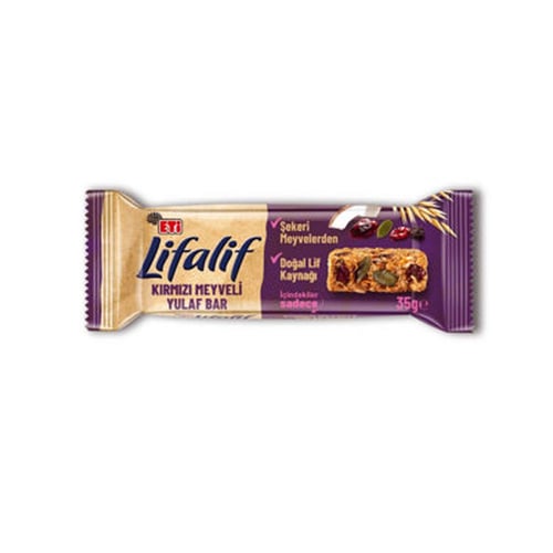 ETİ LİFALİF KIRMIZI MEYVELİ YULAF BAR 35GR