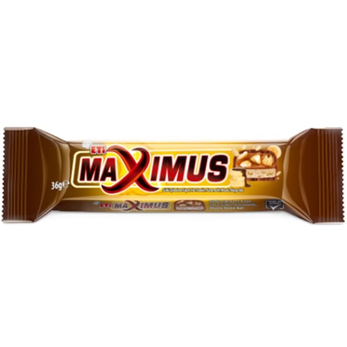 Eti Maxımus Muzlu Yer Fıstıklı Karamelli Nuga Bar 36GR
