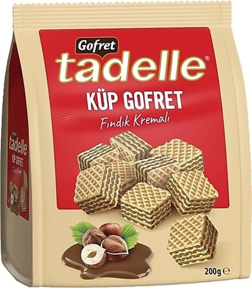 TADELLE KÜP GOFRET FINDIK KREMALI 200GR