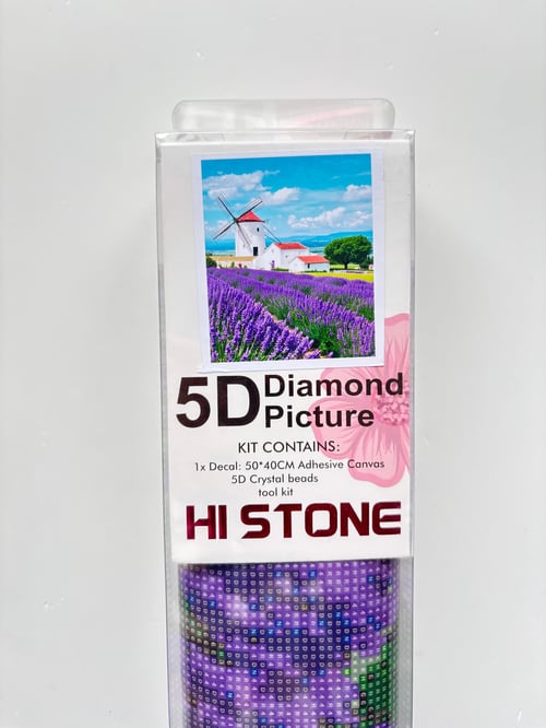 Boncuk İşleme Kiti 50 x 40 Lavanta Bahçesi