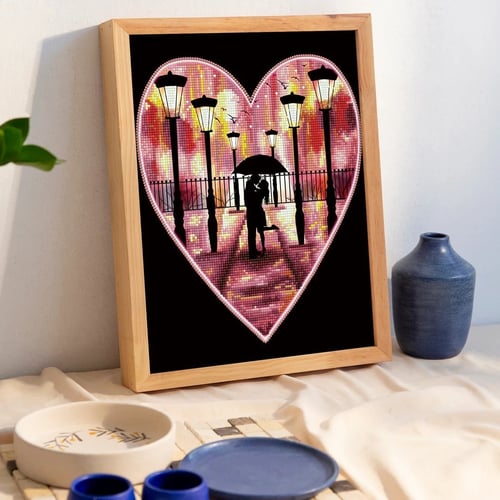 Elmas Mozaik Tablo Romantik Date – 30 x 40 cm