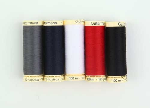 Gutermann %100 Polyester 100m Dikiş İpi Temel Renkler Set
