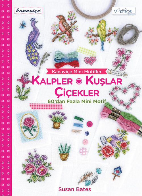K.MİNİ MOTİFLER-KALPLER KUŞLAR ÇİÇEKLER