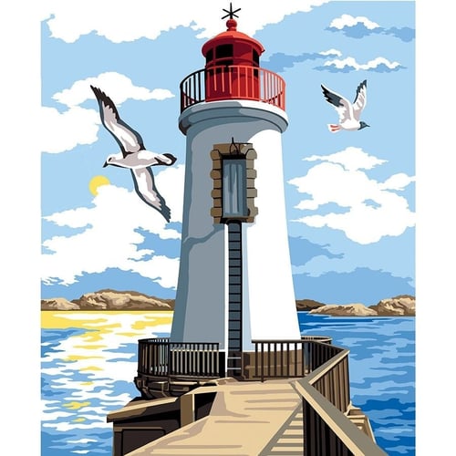 MARGOT GOBLEN 60X70CM - 134.5186 Deniz Feneri İskelesi