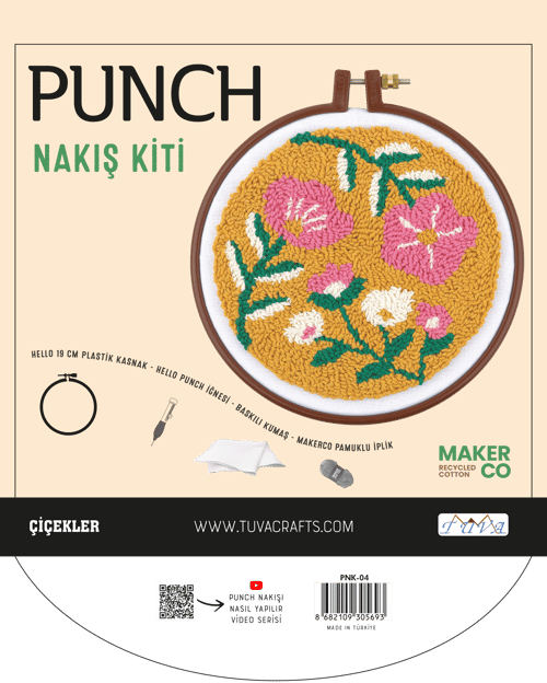 PUNCH NAKIŞ KİTİ-ÇİÇEKLER
