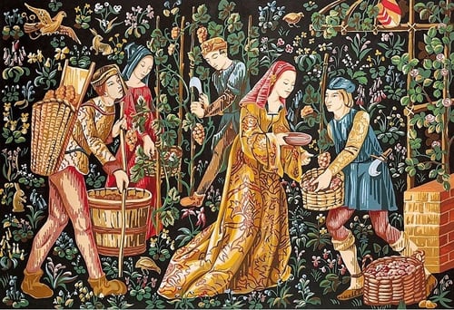 SEG GOBLEN 100X135CM - 933.10 15. Yüzyıl Bağbozumu