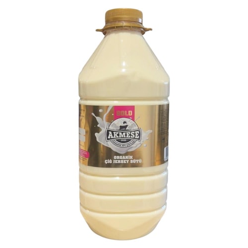 Akmeşe Organik Jersey Çiğ Süt (3 lt Pet Şişe)